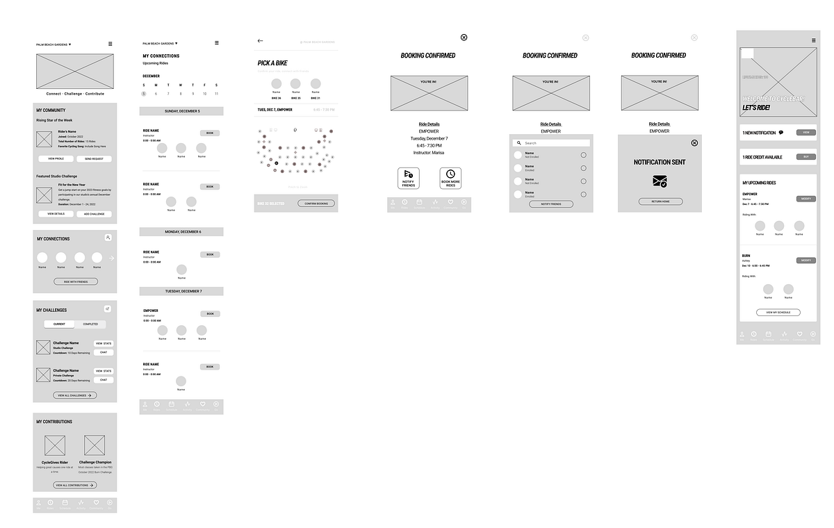 Case Study CycleBar. UI Design Case Study by Bryanna Schucker Medium