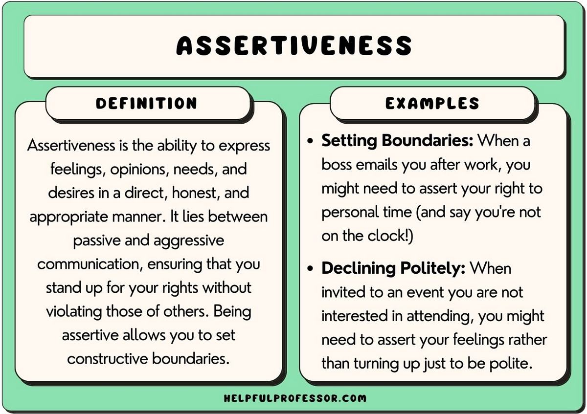 How to practice assertiveness. Many of us could do with a dose of… | by ...