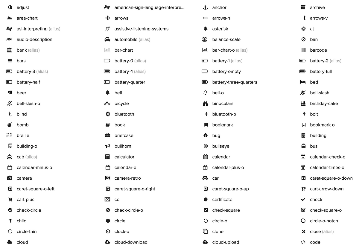 How to Flip / Scale / Bold and Otherwise Style Your Fontawesome Icons | by  codenode | Medium