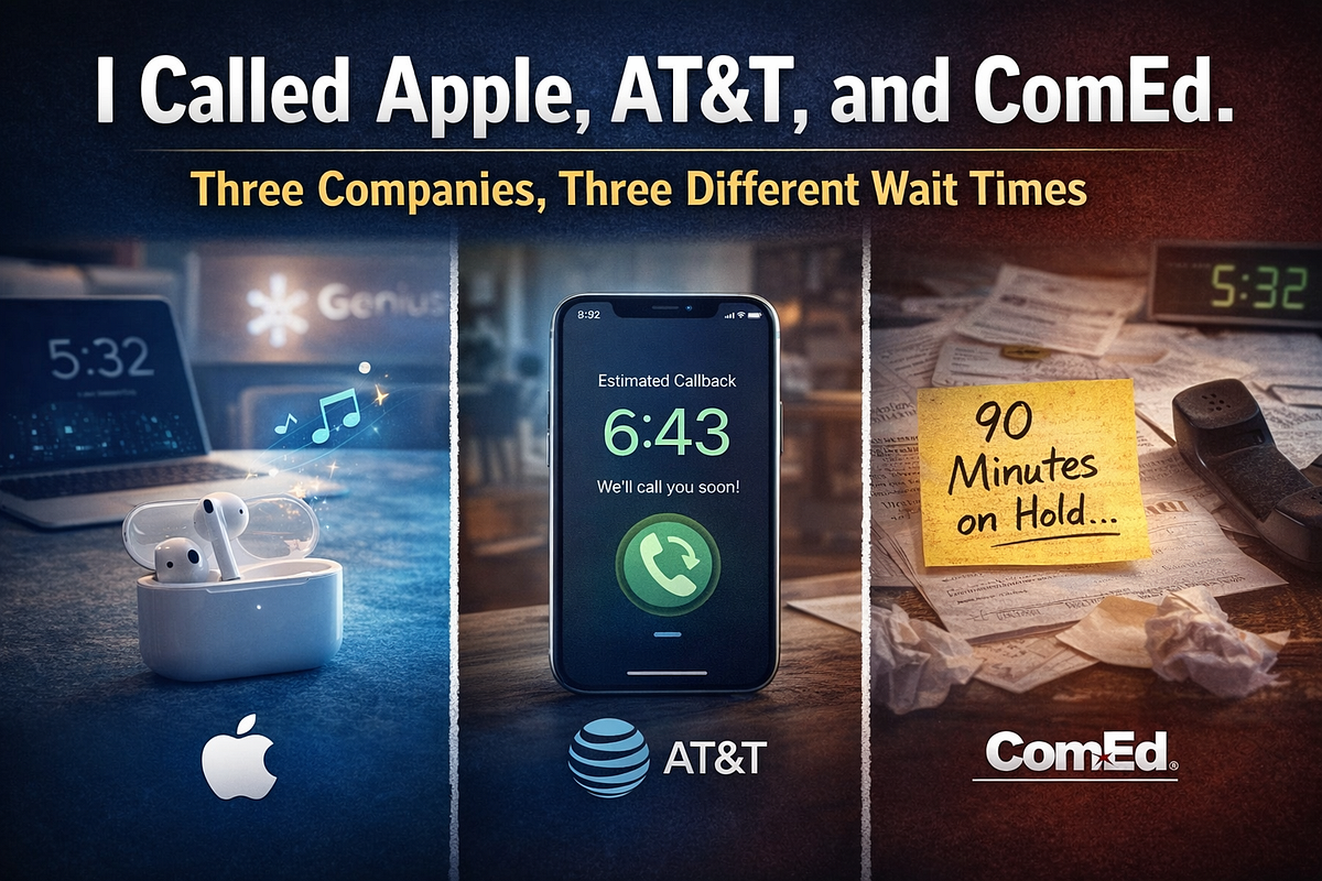 I Called Apple, AT&T, and ComEd. Three Companies, Three Very Different ...