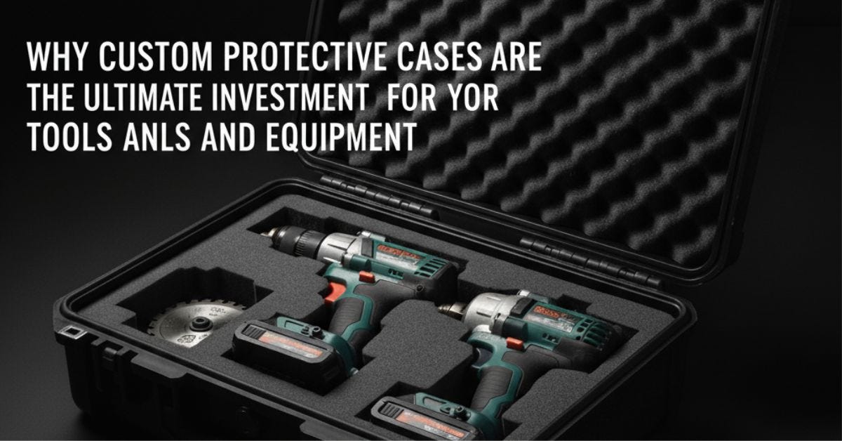 Why Custom Protective Cases Are the Ultimate Investment for Your Tools and Equipment