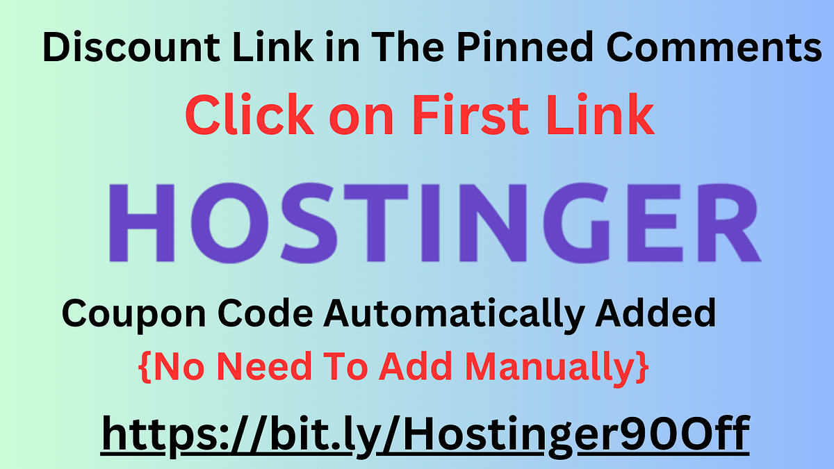 Best Hostinger Coupon Code for 2024 by Promo Codes 2024 Medium