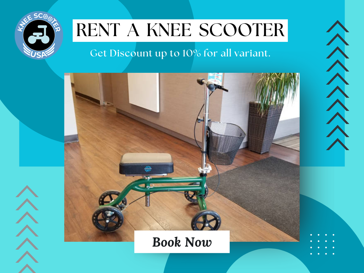 Knee Scooters vs. Crutches Choosing the Right Mobility Aid for Your Recovery by Knee Scooter