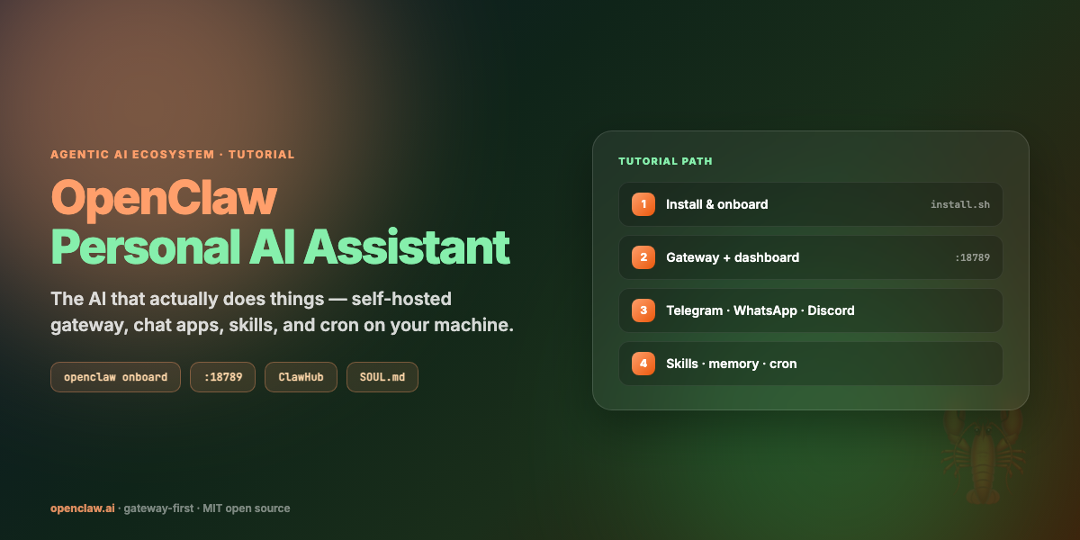 OpenClaw Agent Masterclass — Full Tutorial