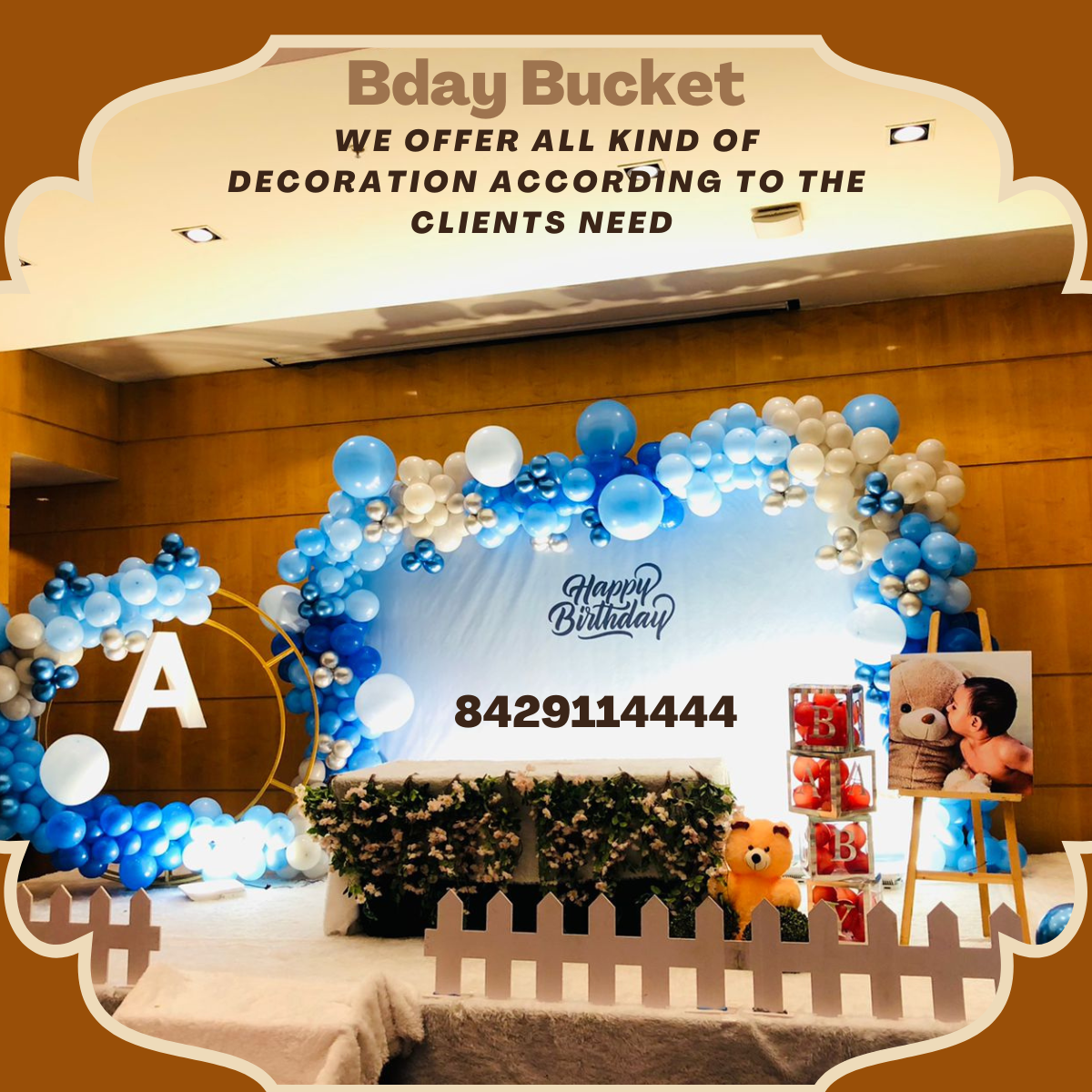 Birthday Event Organizer In Lucknow Bday Bucket is best Balloon