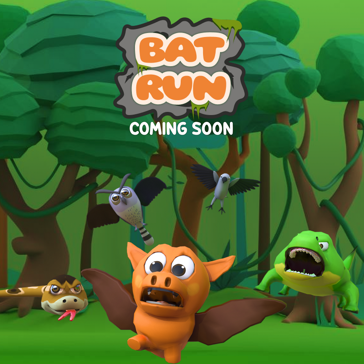 🦇🌟 Introducing “Bat Run” A Mobile Game with Purpose! 🌟🦇 by Flying