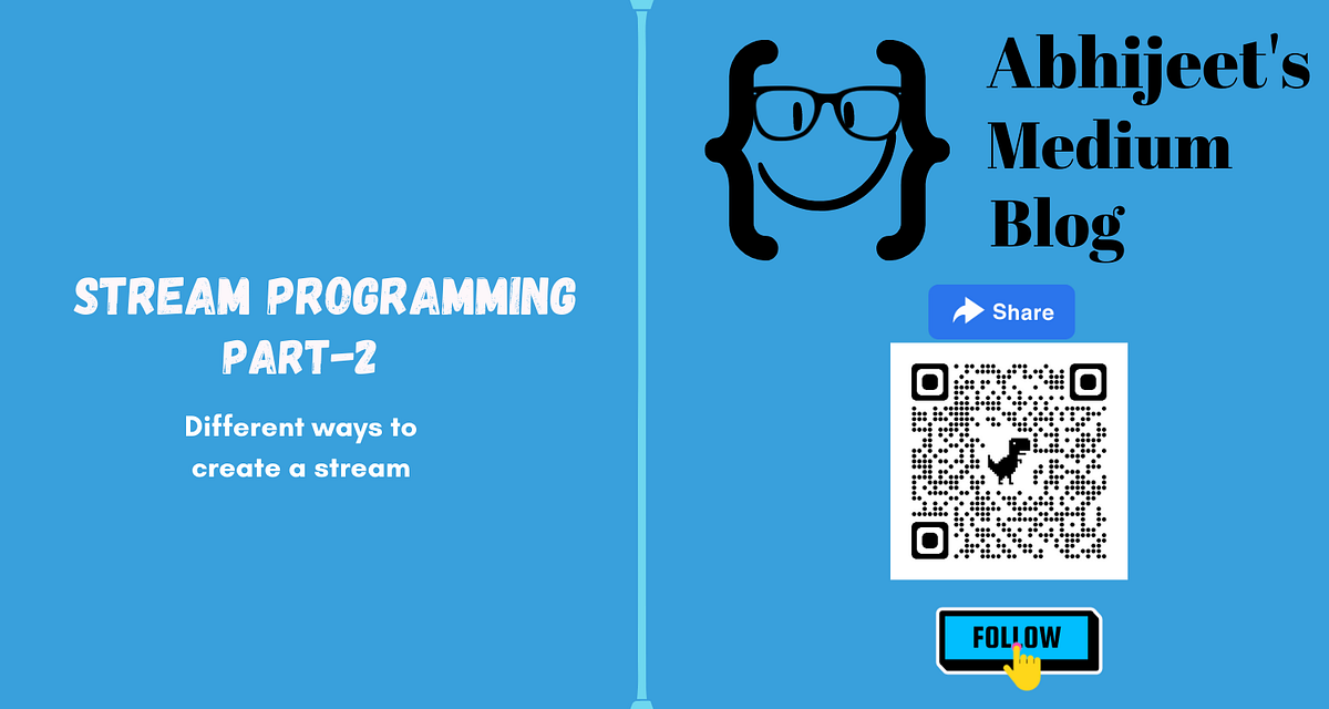 "Ways to Create Streams in Java A Comprehensive Guide by Abhijeet Raut