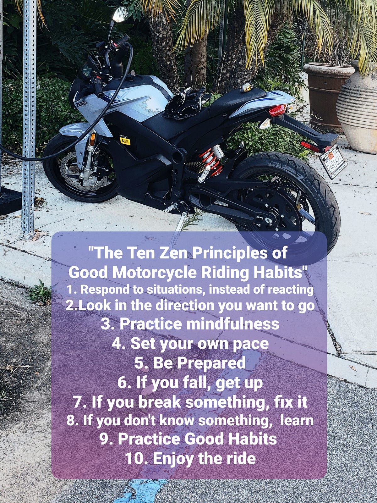 zen and motorcycle