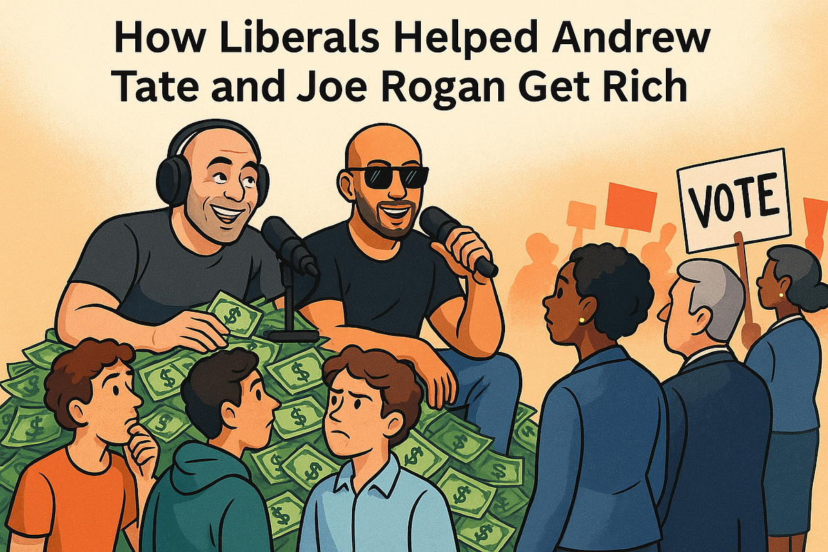 How Liberals Helped Andrew Tate and Joe Rogan Get Rich | by Luc Olinga ...