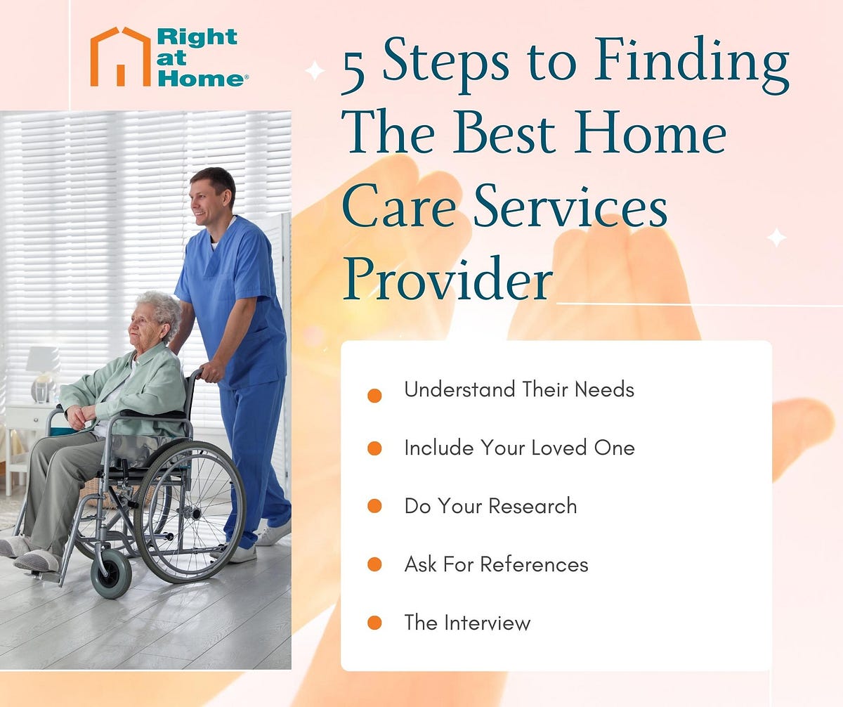 5 Steps to Finding The Best Home Care Services Provider, by Right at Home  Southern Maryland