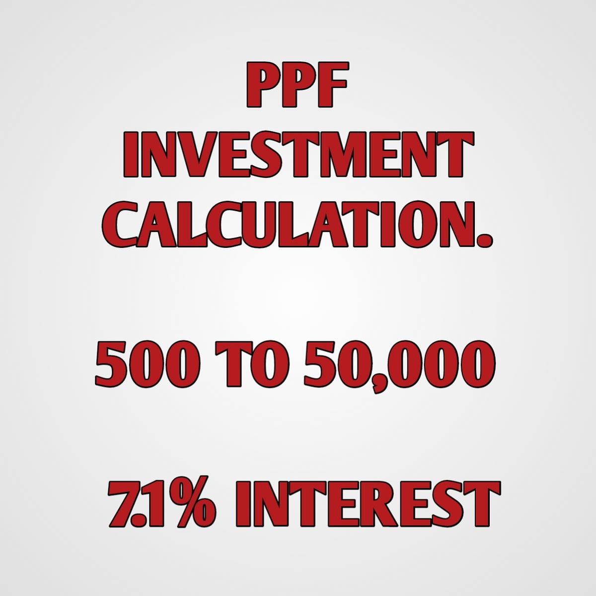 Public Provident Fund Scheme (PPF) Investment Calculation Online In