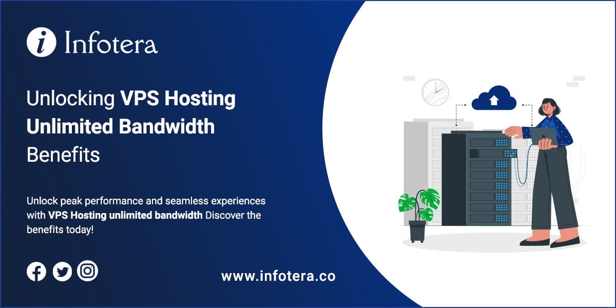 Unlocking VPS Hosting Unlimited Bandwidth Benefits | by Cheap Web Hosting Services in the UK | Infotera | Dec, 2023