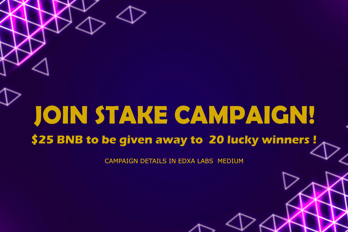 Twitter Stake Campaign. We will be giving away $25 BNB to 20… | by EDXA ...