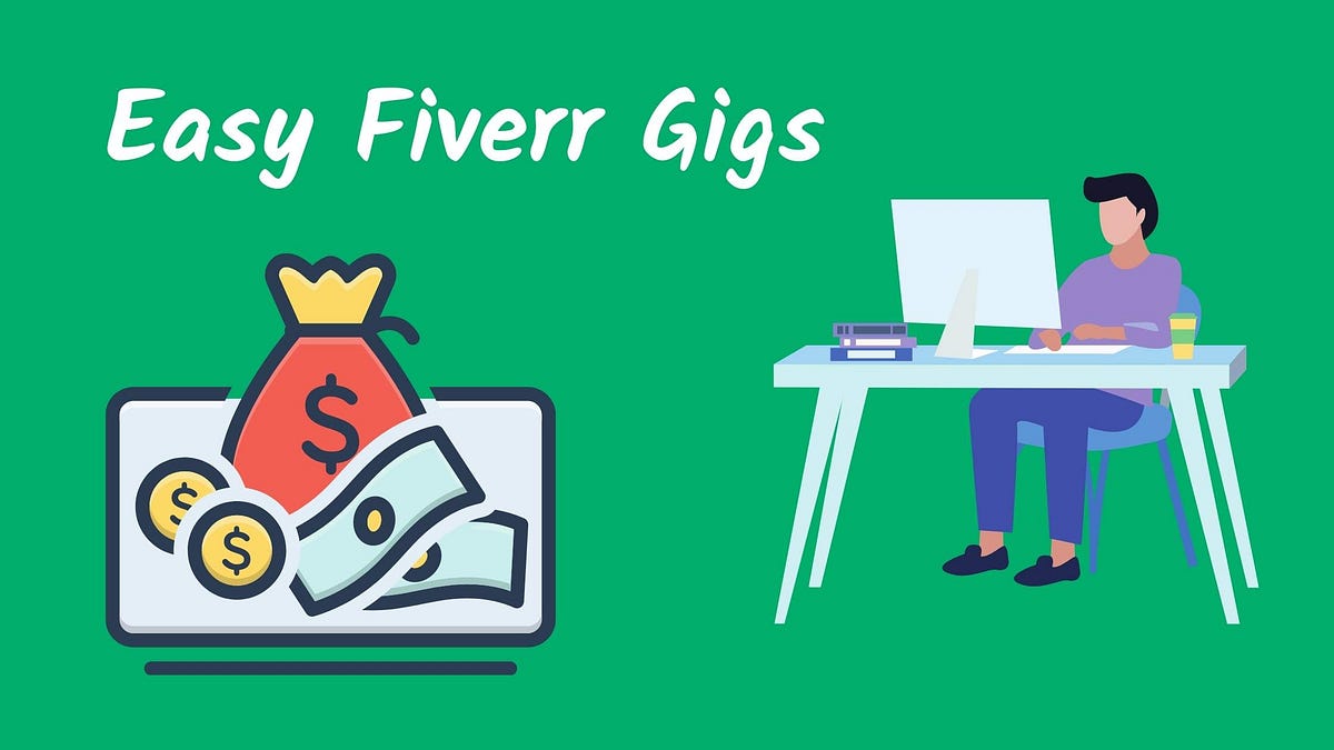 5 Easiest Fiverr Gigs for Beginners (No Skill Required) by Dhinesh