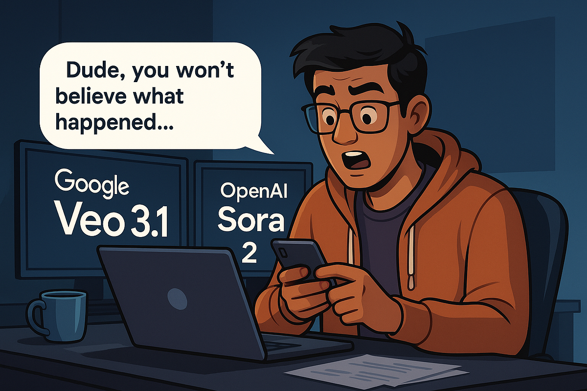 After comparing Google Veo 3.1 and OpenAI Sora 2 for a week, the