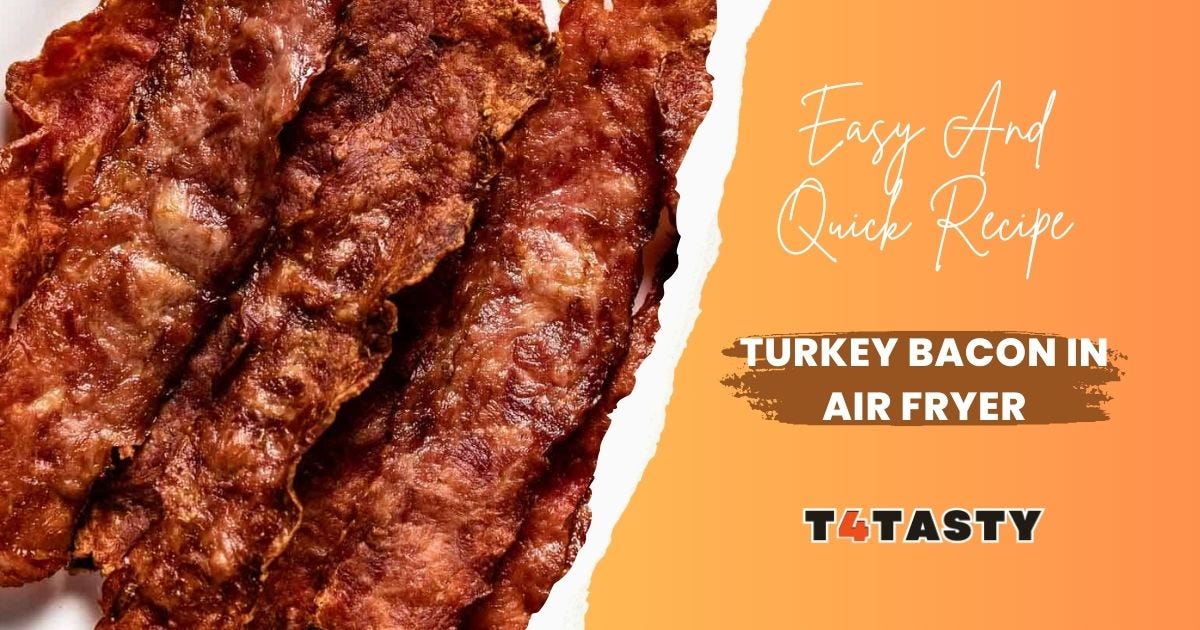 Air Fryer Crispy Turkey Bacon