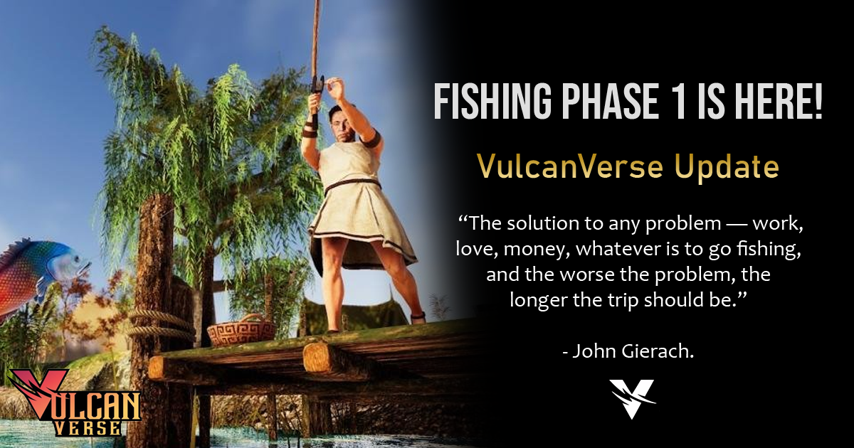 med undtagelse af Arne Beroligende middel VulcanVerse: Fishing Phase 1 Is Here! | by Vulcan Forged | Medium