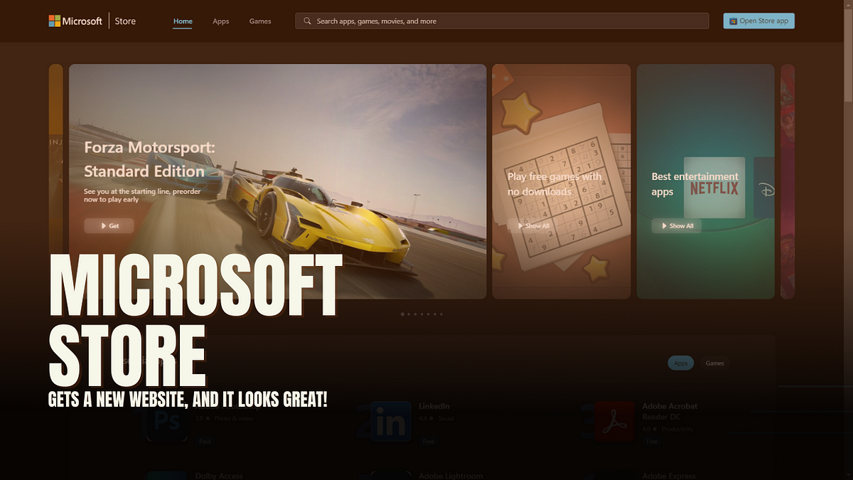 Microsoft Store gets a new website, and it looks great! | by  Abubakersiddique | Oct, 2023 | Medium