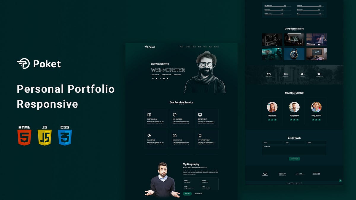 💼 Building a Personal Portfolio Website from Scratch with HTML, CSS ...
