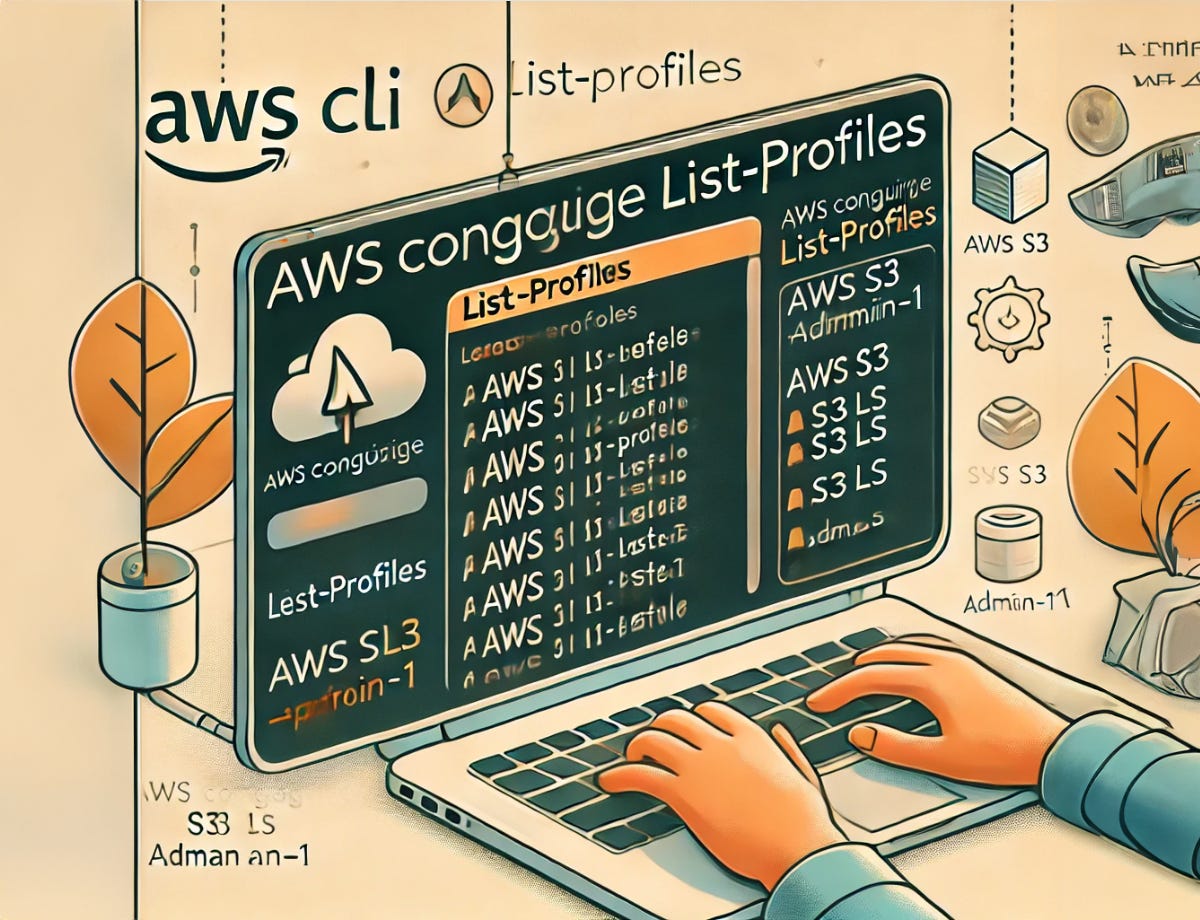 List Your AWS CLI Profiles Full Stack Engineer