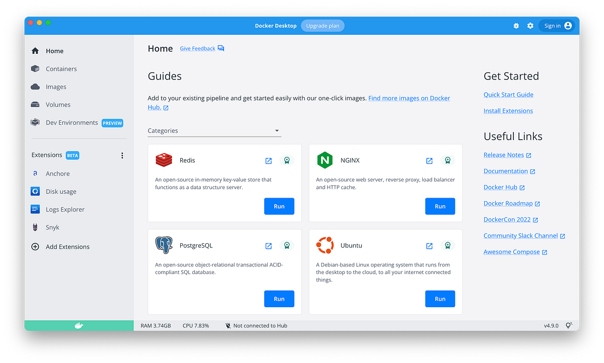 Lens Extension for Docker Desktop by Avinash Desireddy Medium