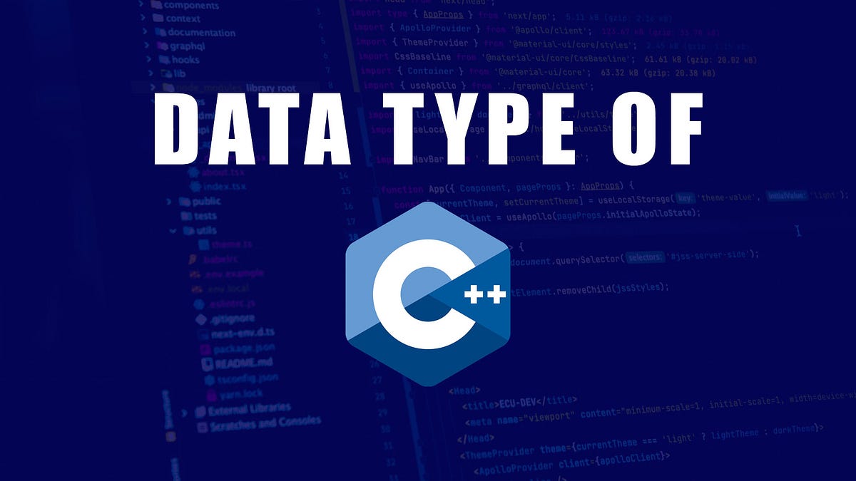 DATA TYPE OF C++. What is the C++? by Hemsara Medium