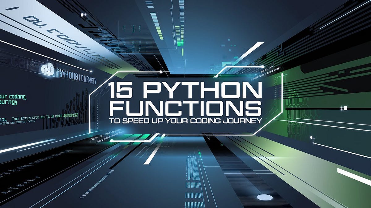 15 Python Functions to Speed Up Your Coding Journey | Medium