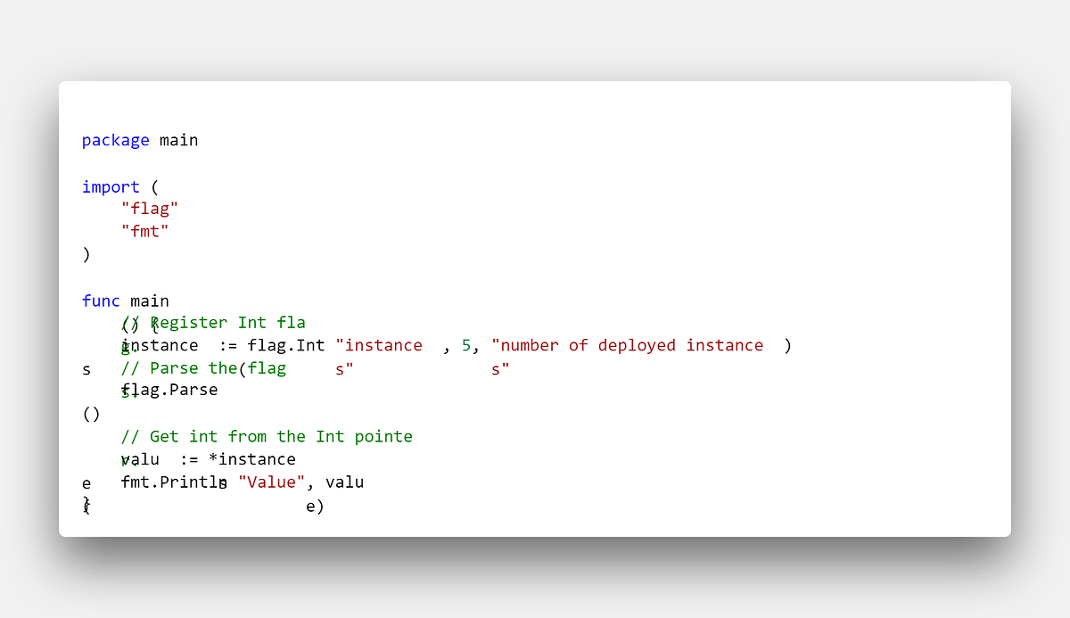 CommandLine Flags with GoLang. Commandline flags are a common way to… by Kassim Damilola