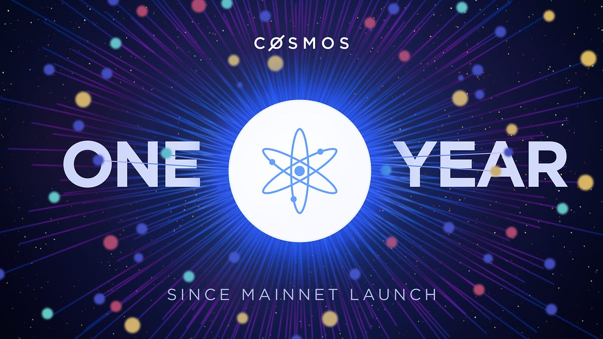 Happy 1st Birthday, Cosmos Hub!. A year ago, today was the first-ever… | by  Michelle Leech | Cosmos Ecosystem Blog