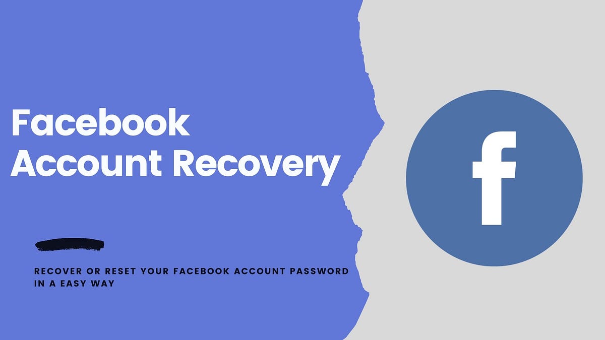 Facebook account recovery & password reset if you one by Help
