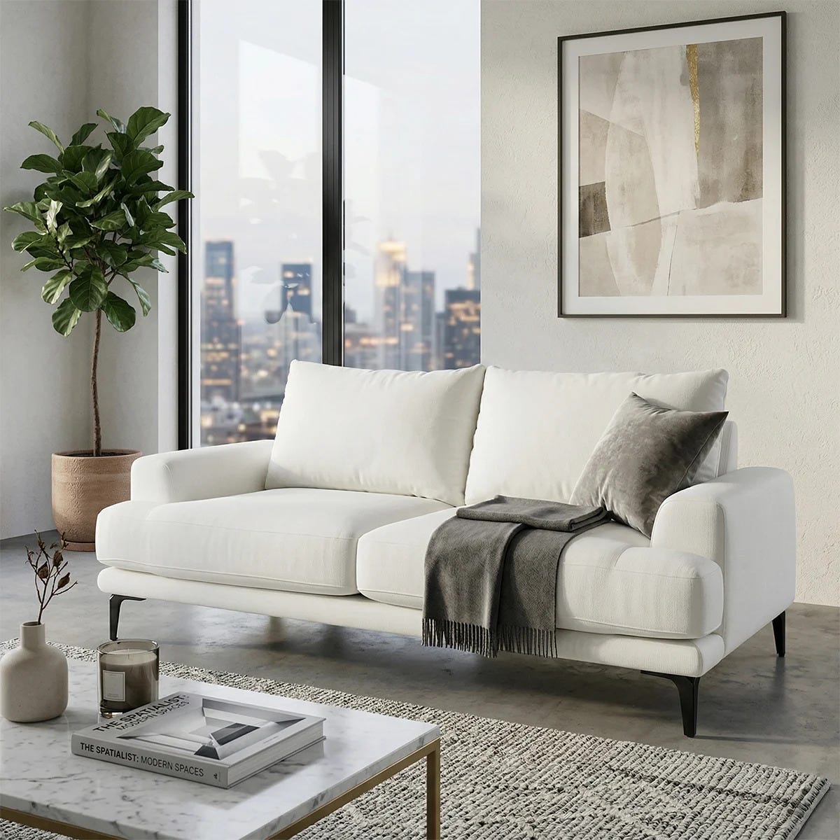 Too Much Furniture, Not Enough Space? How a 2 Seater Sofa Solves Modern UAE Living Room Problems