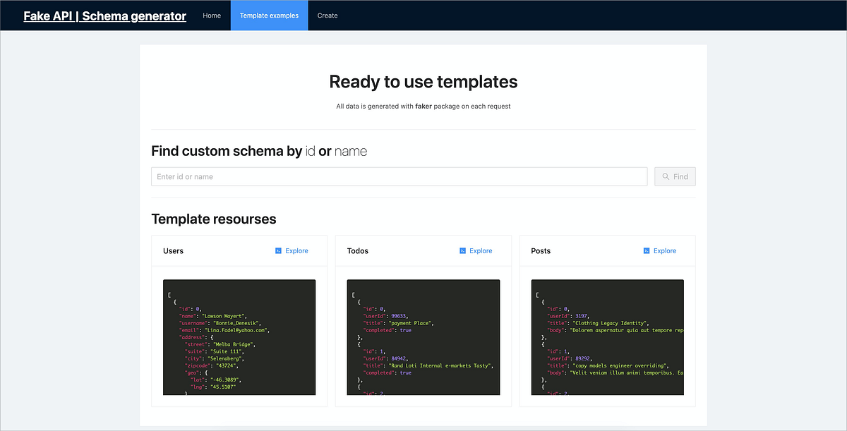 How to use Fake API generator and use within multiple apps | by ...