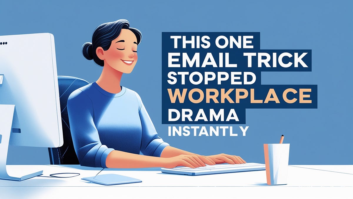 This One Weird Email Trick Stopped Workplace Drama Instantly by