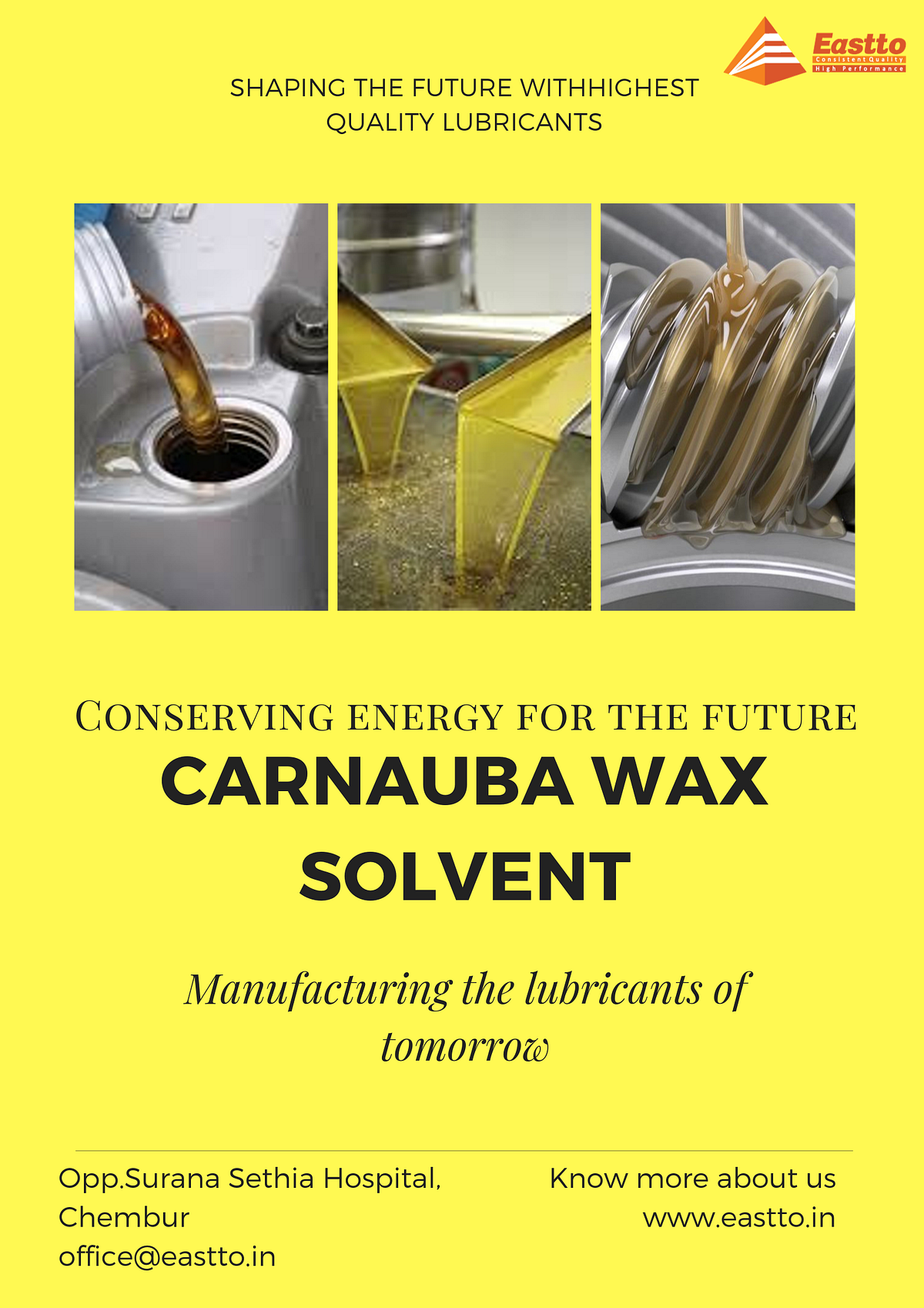 Uses for Carnauba Wax Solvent. Carnauba Wax Solvent is produced using