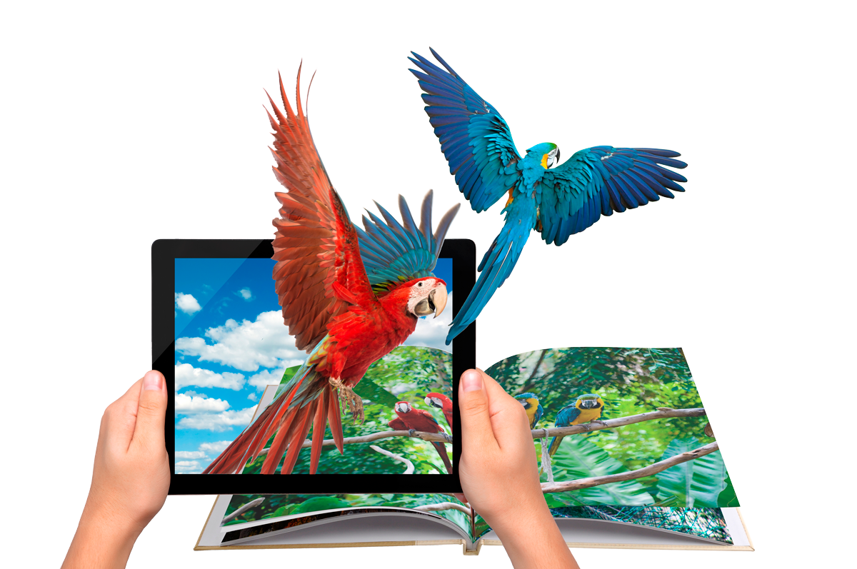 Augmented reality Books Now reading more interesting by