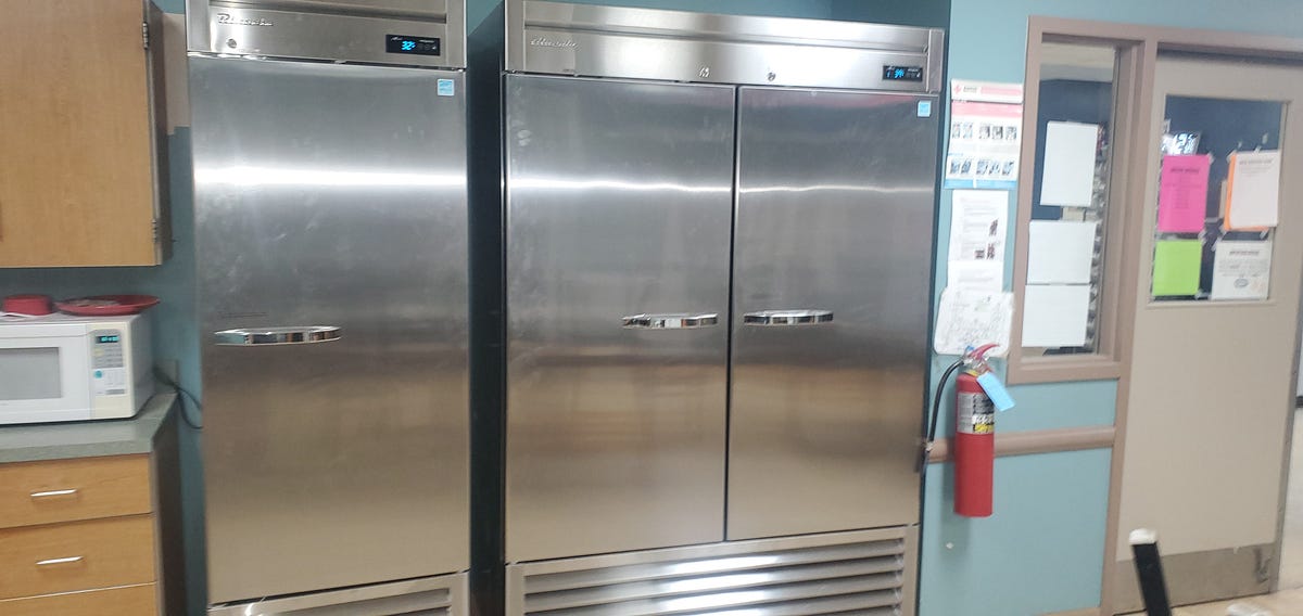 The industrial refrigerators were purchased by GoodwillIndustries of