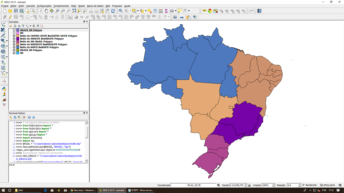 Python + QGIS: generating multiple shapefiles | by Daniel Rubens | Medium