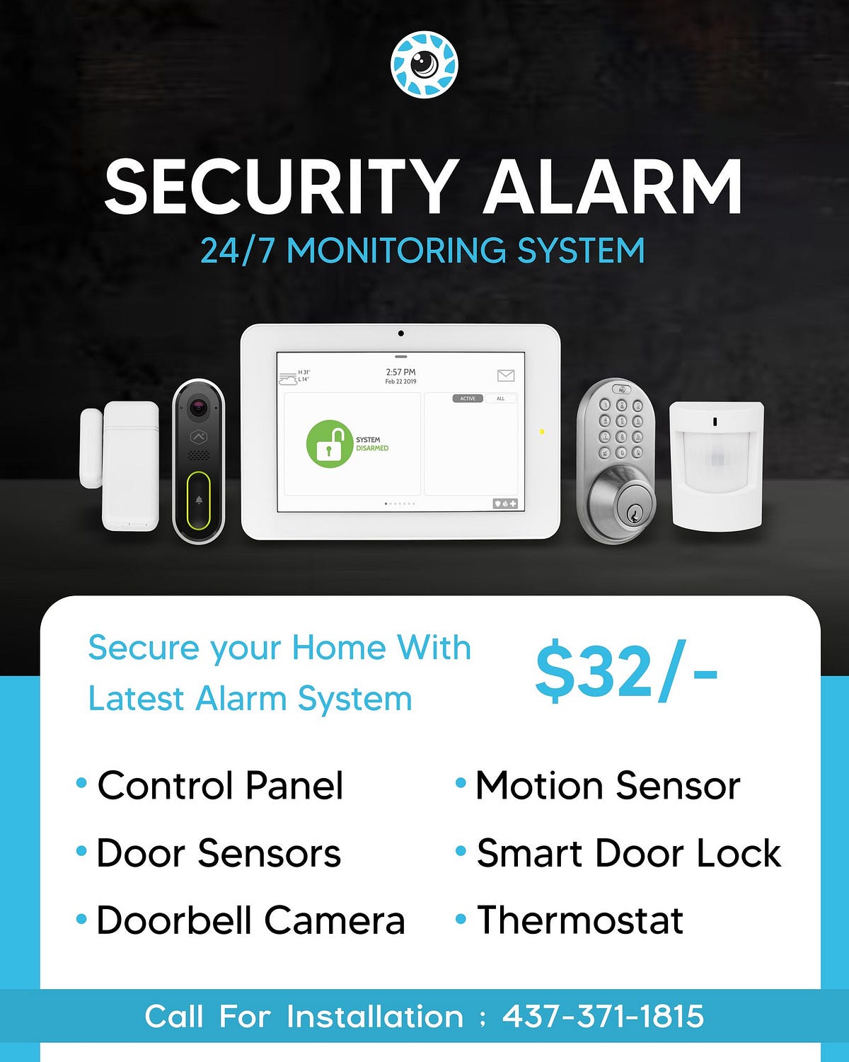 Home Alarm System in Brampton Home Surveillance SS Solutions by