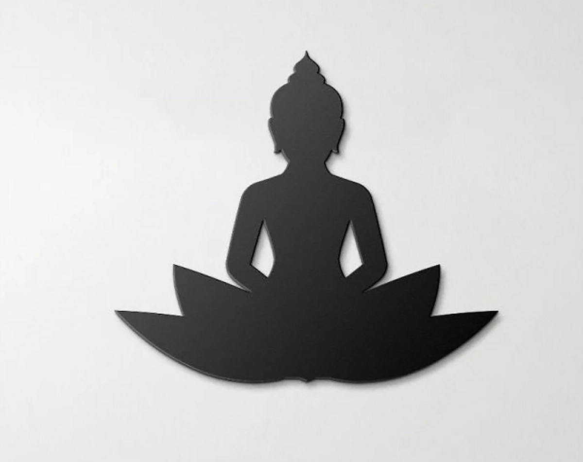 Buddha Metal Wall Art. Perfect for creating a zen space in… by T.S