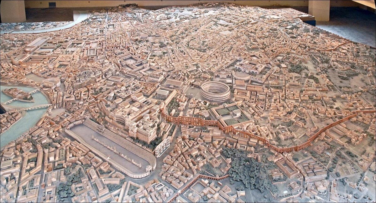 What did Ancient Rome look like from above? by SPQR Ancient Rome