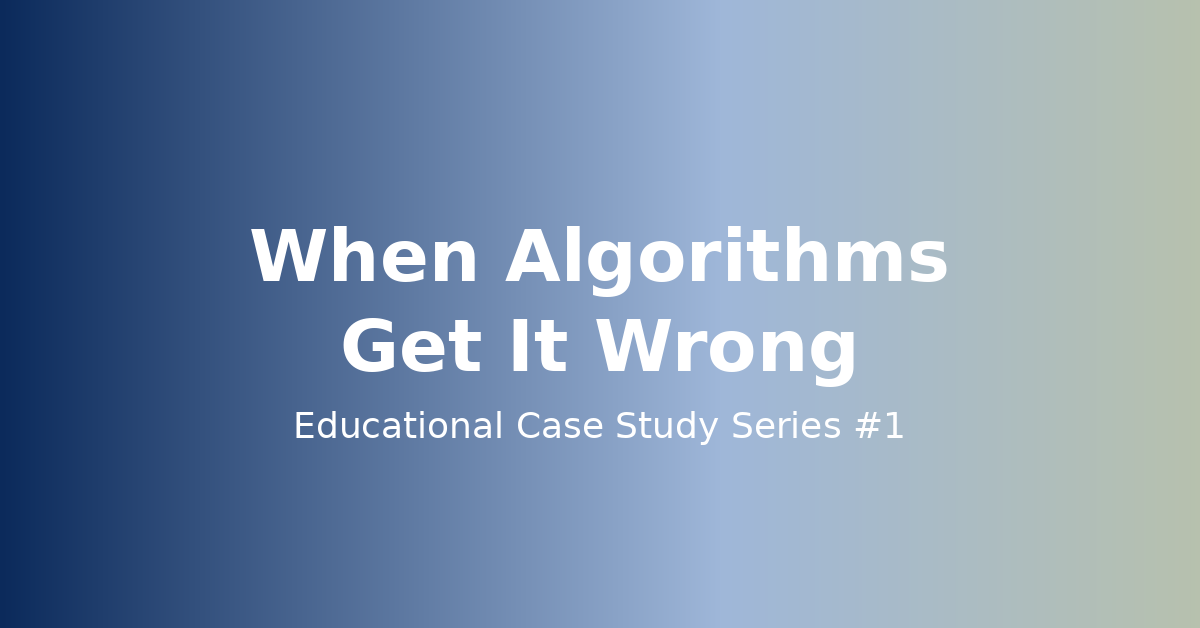 When Algorithms Get It Wrong Case#1 — Dutch Probation Risk Assessment