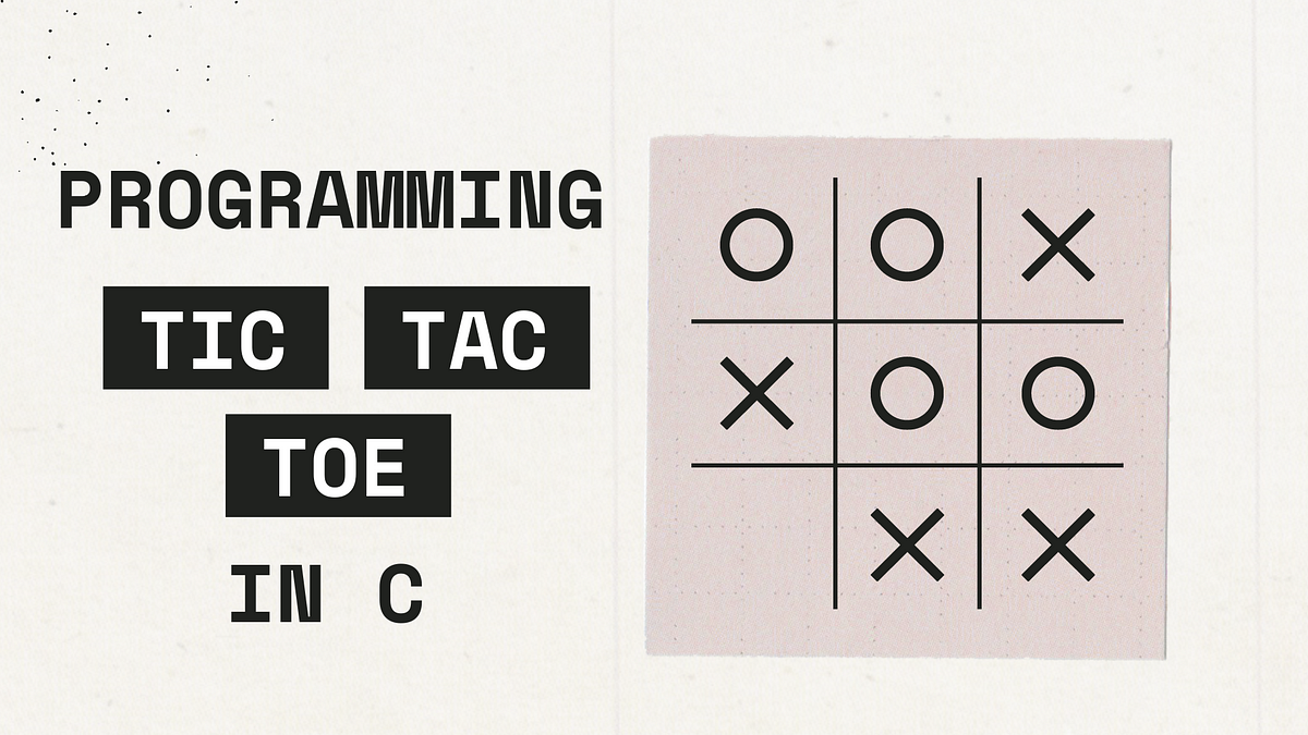 Coding Tic Tac Toe in C. Programming in C, by Teoman Berkay Ayaz