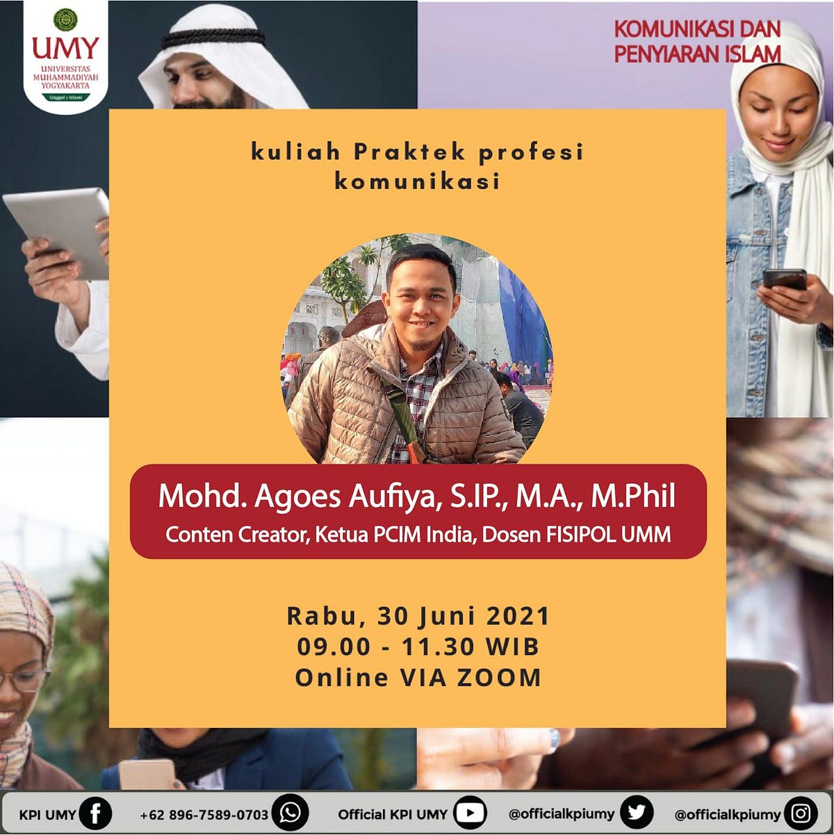 KPI UMY Adakan Kuliah Tamu Dengan Conten Creator Di India | By Dinarta ...