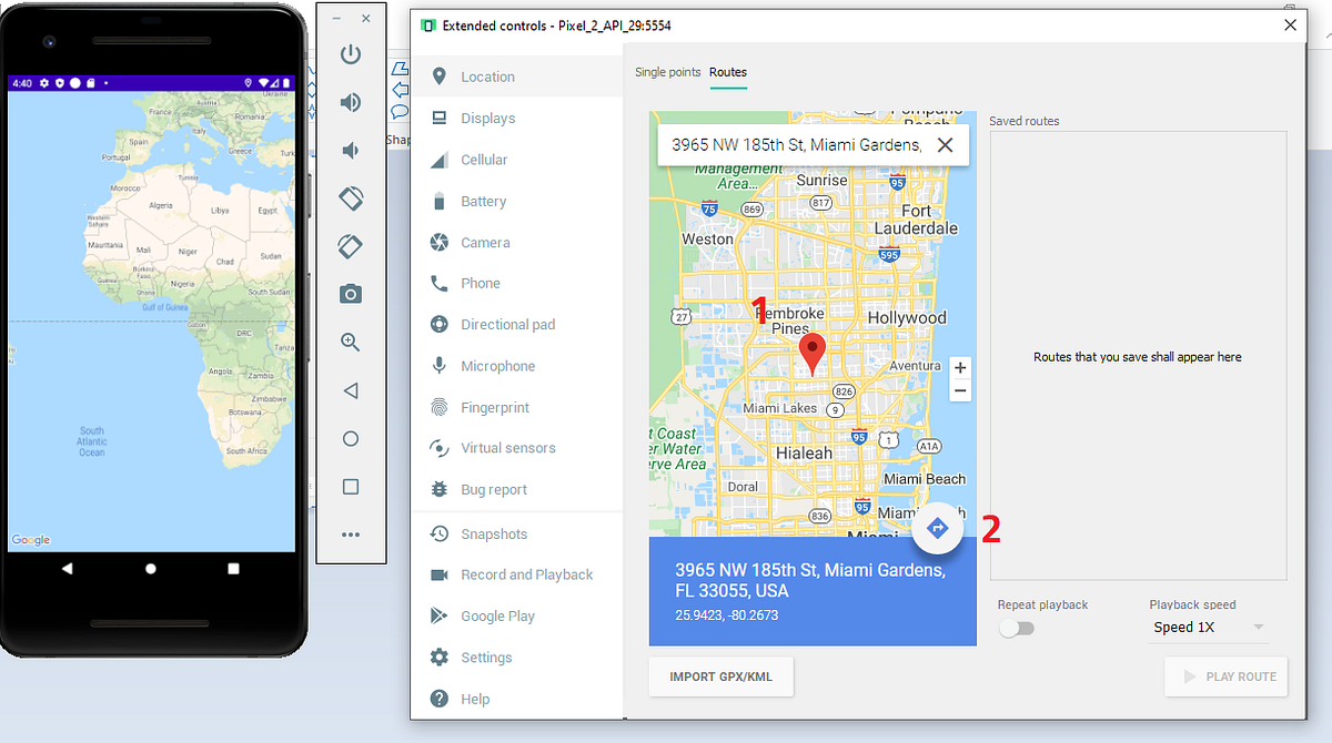 Android — Test Location Updates With Mock Locations (fake GPS data) in