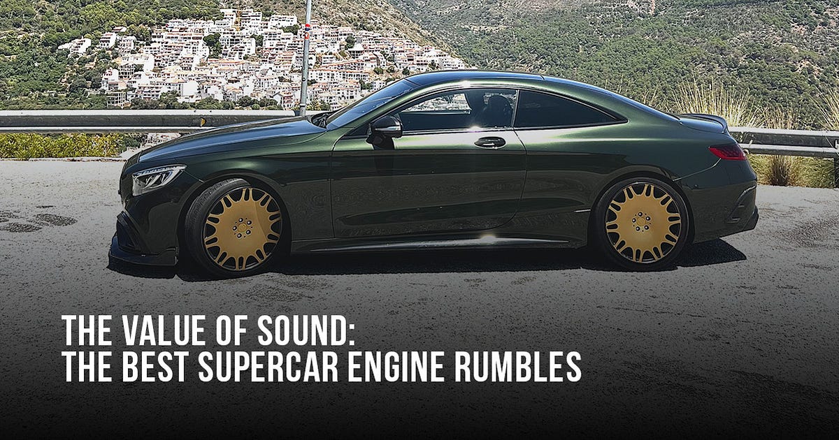 The Value of Sound The Best Supercar Engine Rumbles ToyzRent Medium