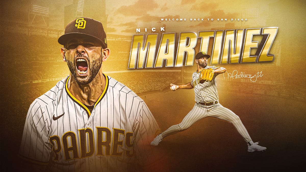 Pitcher Nick Martinez returns to Padres on 3-year, $26 million deal