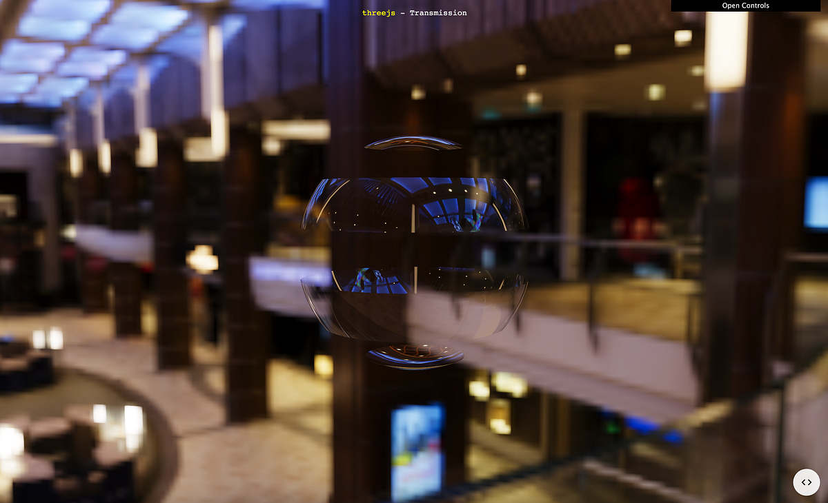 Understanding the Three.js Transmission example by Franky Hung Geek