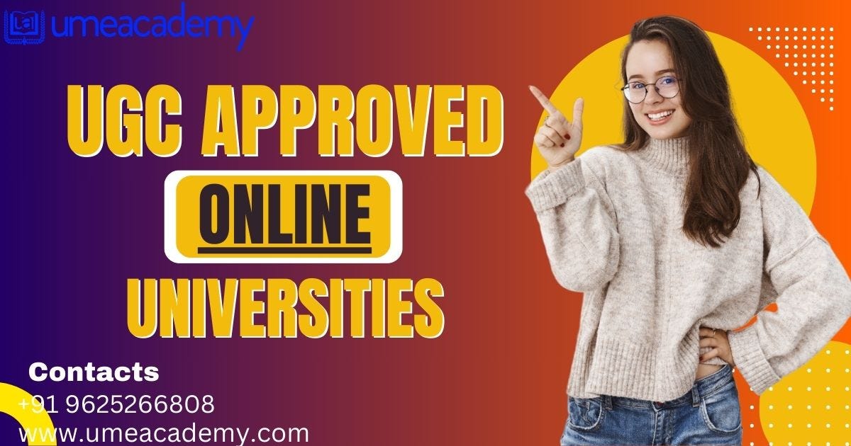 UGCApproved Online Universities Vinay Medium