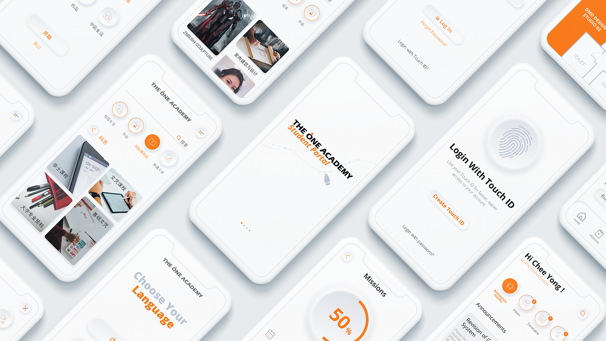 UI/UX: The One Academy Website & Student Portal Redesign | by Honglim ...