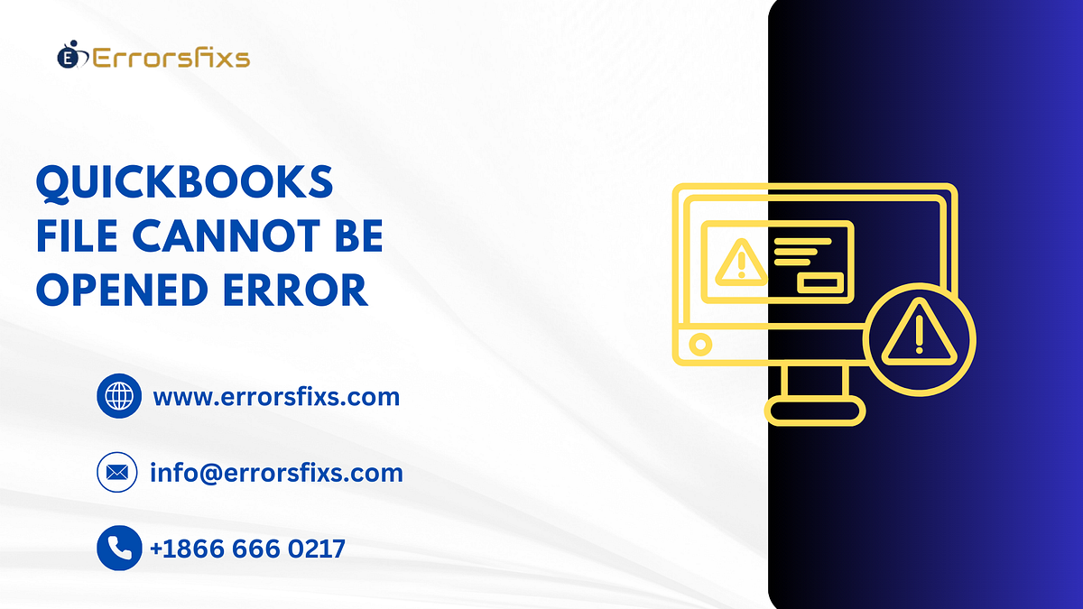QuickBooks File Cannot Be Opened Error | by Lilya | Jul, 2024 | Medium